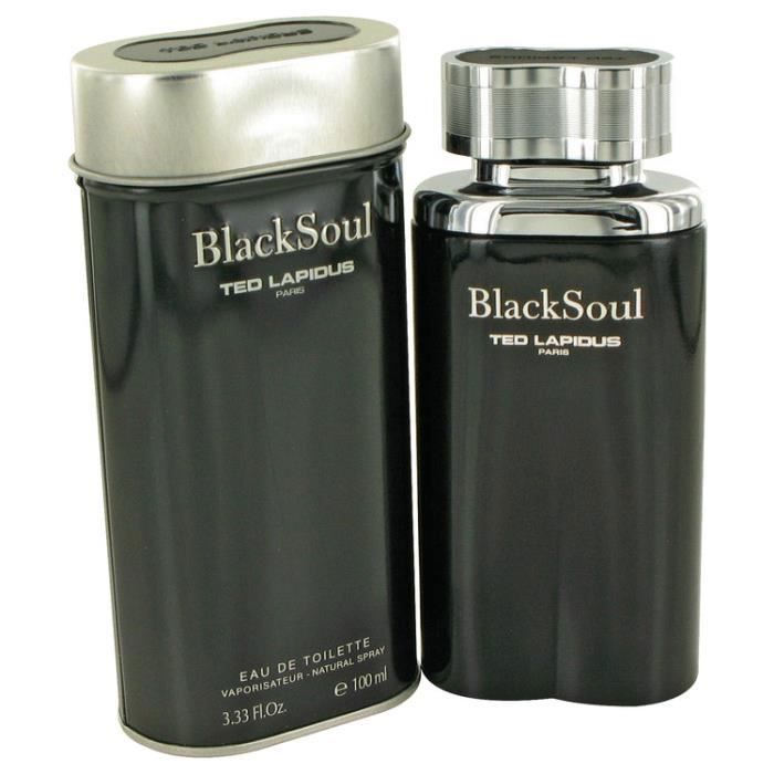 Ted Lapidus Black Soul 100 ml - Eau De Toilette Vaporisateur Homme