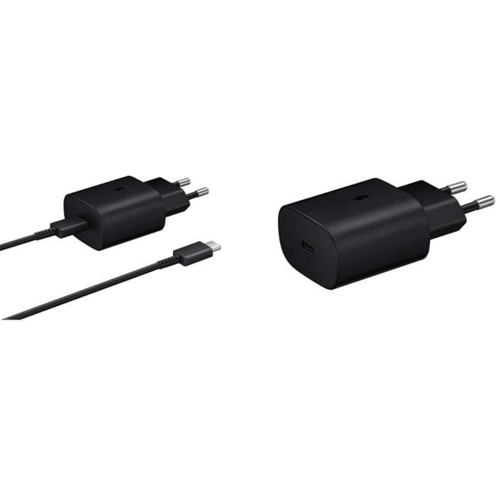 Samsung EP-TA800N Chargeur de charge ultra rapide 25 W, port USB
