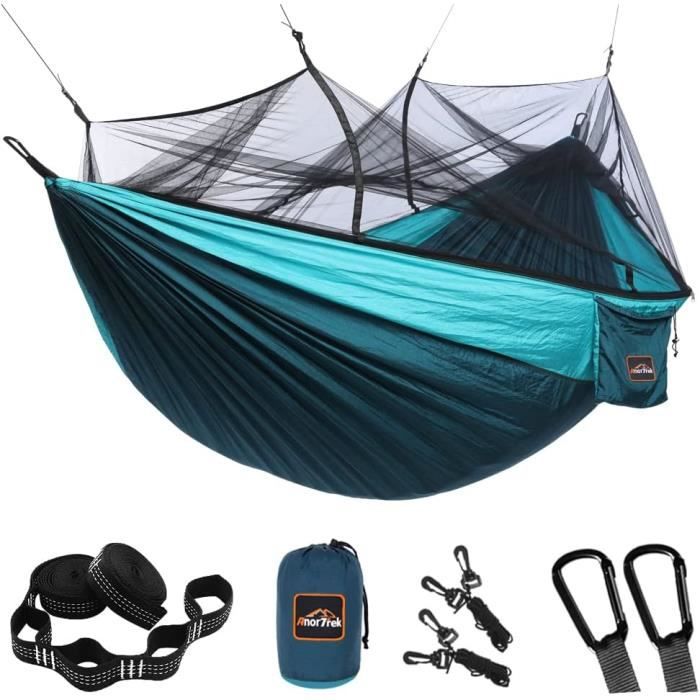 Hamac De Camping AnorTrek Avec Moustiquaire, Hamacs Portables Doubles