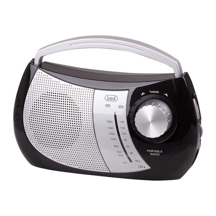 Radio portable TREVI Lifestyle technology RA 764 - Analogique AM/FM - Noir