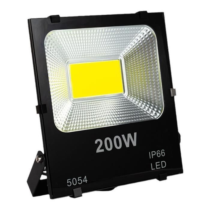 Projecteur LED 30W étanche IP66 - 3000lm, Blanc Froid 6500K, Pour Jardin, Garage, Terrasse, Sécurité Extérieure