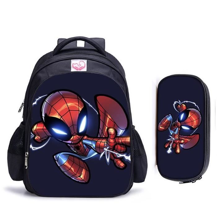 Sac à Dos D'école Marvel Avengers Avec Poche Transparente Et Motif