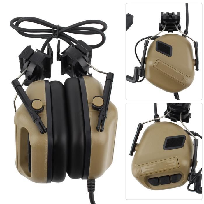 Housse De Protection Pour Casque Tactique Modulaire - Bandeau Avec écouteurs Et Micro - Neuf