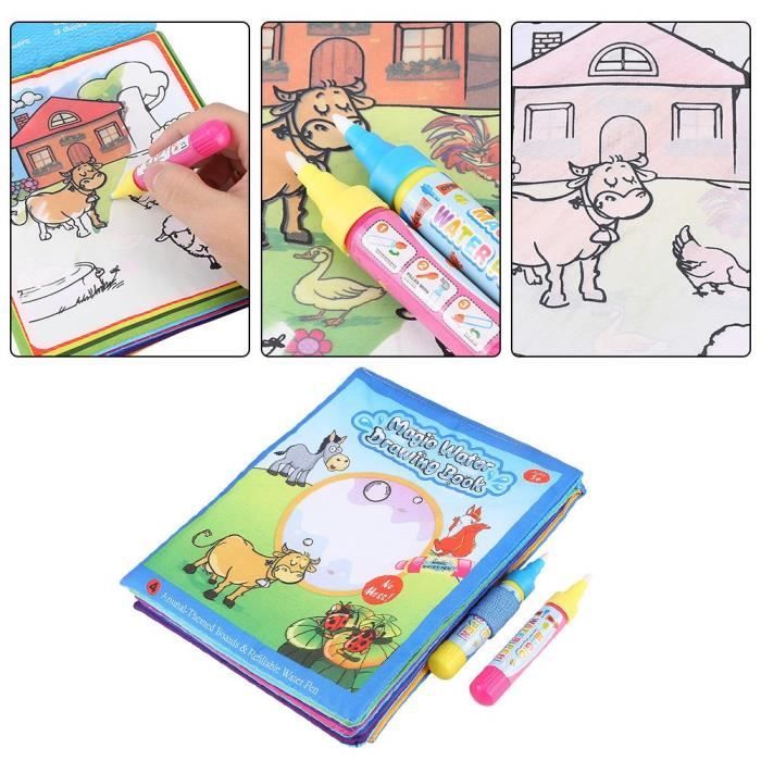 Livre De Tissu De Peinture A Colorier Magique Avec De L Eau Dessin A La Plume Kids Early Learn Toy Cy Achat Vente Carnet De Croquis Livre De Tissu De Peinture