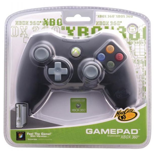 MAD CATZ Manette filaire Noire XBOX 360 - Cdiscount Informatique