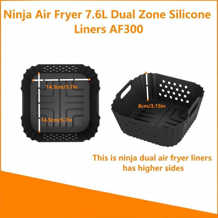 Moules En Silicone Pour Air Fryer Ninja SL300EU – Lot De 2, Sans BPA, Réutilisables