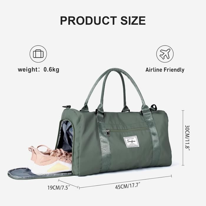 Sac De Sport Homme Femme Sac De Voyage Sac Fitness Gym Avec