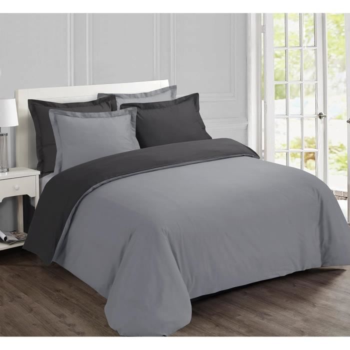 Housse Couette Grise