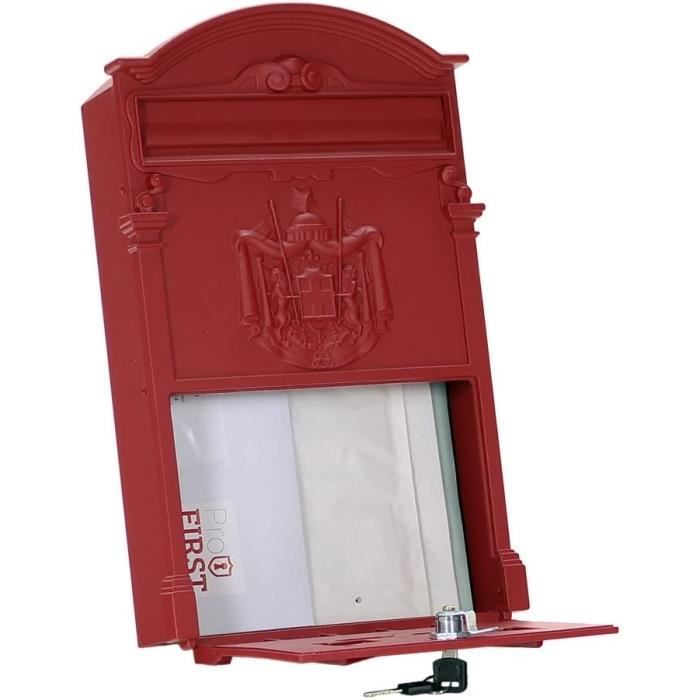 Boîte Lettres Profirst Mail Pm 700 Rouge Tôle D acier (hxlxp ...