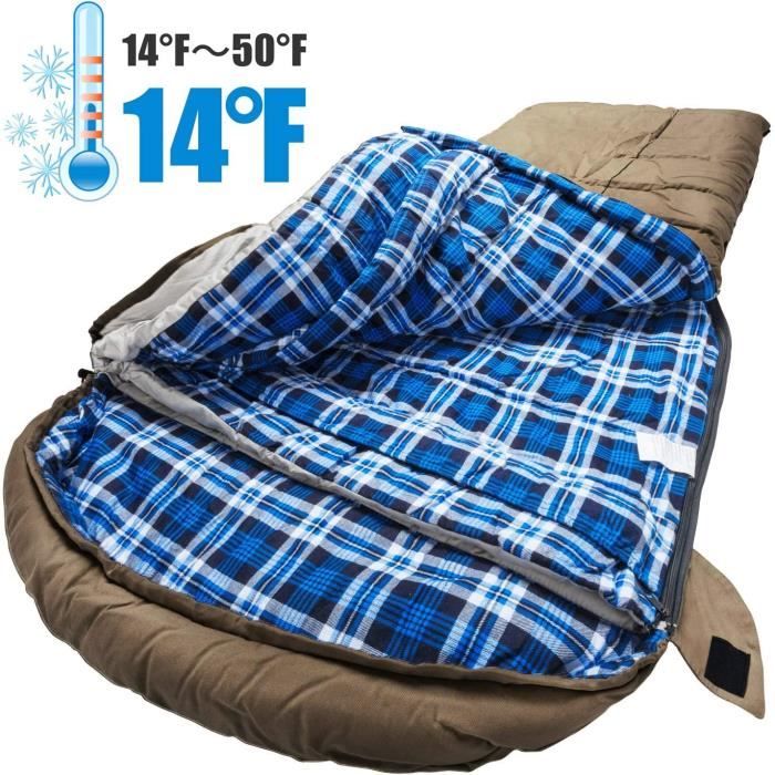 Sac de couchage d hiver en toile 0 degr pour la p che la chasse les voyages et le camping en particulier en hiver froid en p228