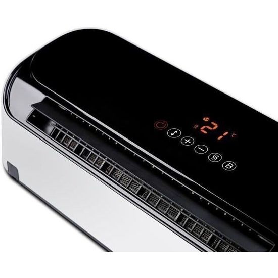 Supra Chauffage Soufflant Ceramique Mural 2000w Noir Blanc