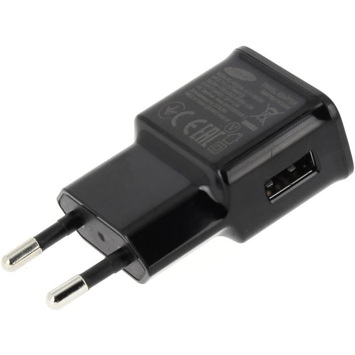 Acce2S - Chargeur USB Original 2A + Câble USB-C 1m pour Samsung Galaxy A21s  - A31 - A41 - A51 5G - A71 - A51 - A80 - A40 - A70 - A20
