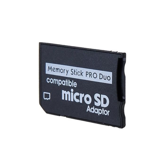 Micro SD Memory Stick DUO PRO Adaptateur pour Sony PSP - Cdiscount