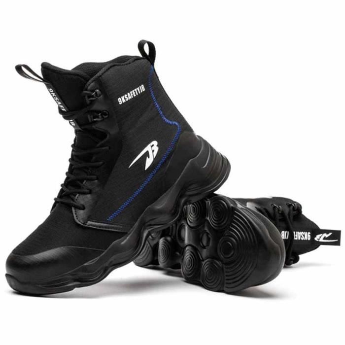 Chaussures de sécurité chaussures de travail pour hommes résistantes à  l'usure et aux crevaisons Noir - Cdiscount Prêt-à-Porter