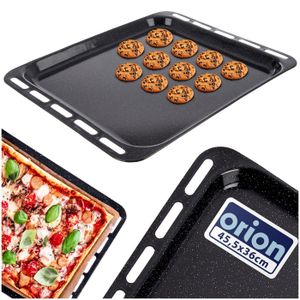 Plaque à Pâtisserie Antiadhésive Rectangulaire 35x33x25 Cm – Moule Profond Acier Inox, Idéal Gâteaux, Brownies, Rôtis