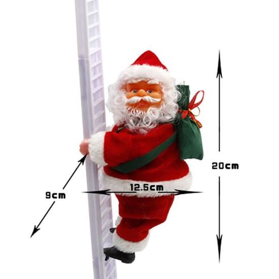 Drole Noel Pere Noel Electrique Escalade Echelle Suspendus Decoration Arbre De Noel Ornements Fete Enfants Cadeaux Cdiscount Jeux Jouets