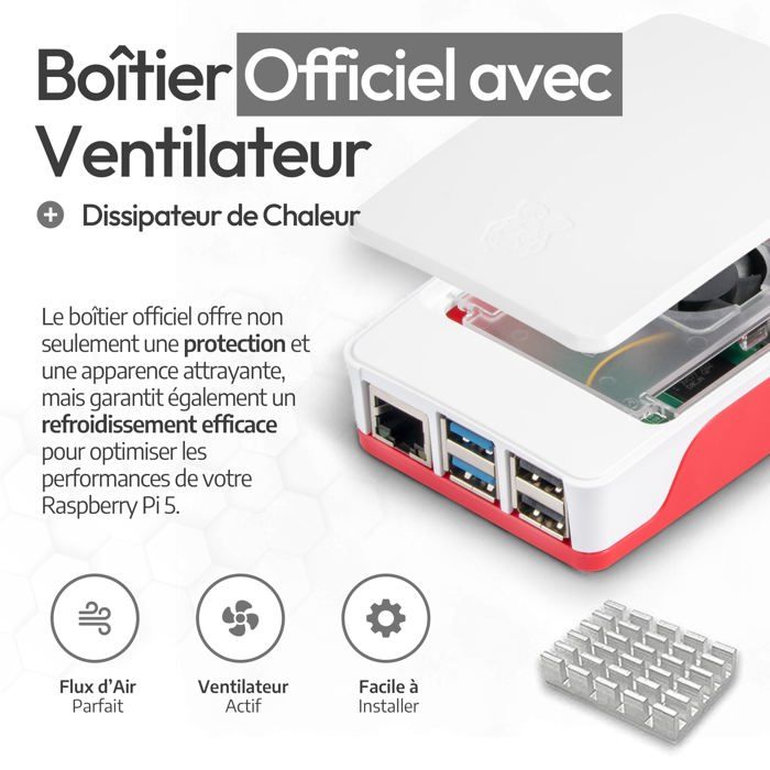Raspberry Pi 5 8 Go Starter-Set | Édition 128 Go | Alimentation 27W ...