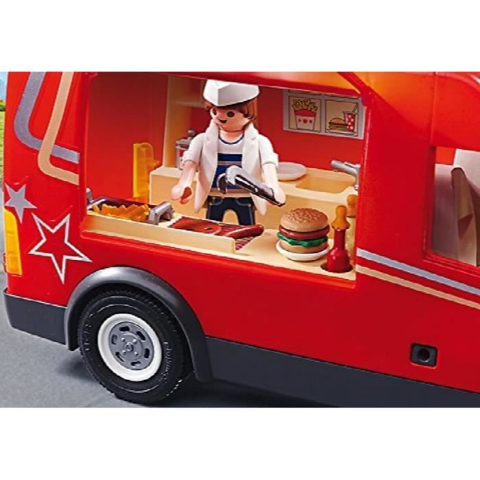 Playmobil City Food Truck Playset SRLXZ Cdiscount Jeux Jouets