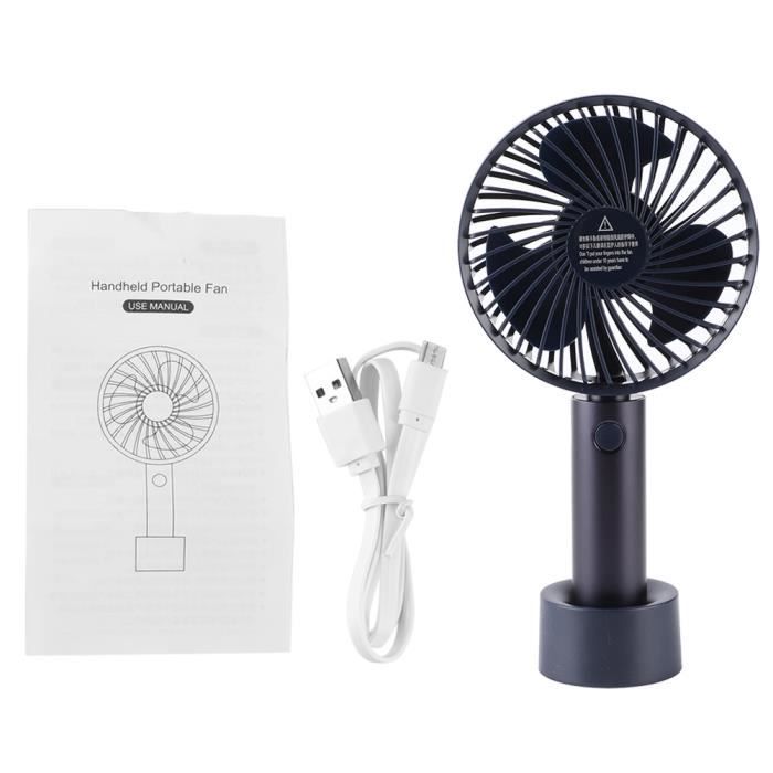 Mini ventilateur portable à main aste par USB, refroidisseur d'air  extérieur, ventilateur de table, bureau, charge muette, déterminer