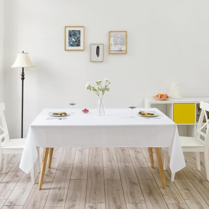 Dalina Nappe De Table Anti-Taches Rectangulaire En Tissu Imperméable ...