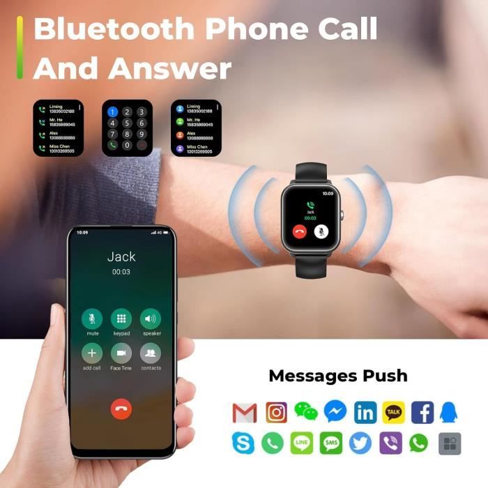 Montre pour repondre on sale au telephone