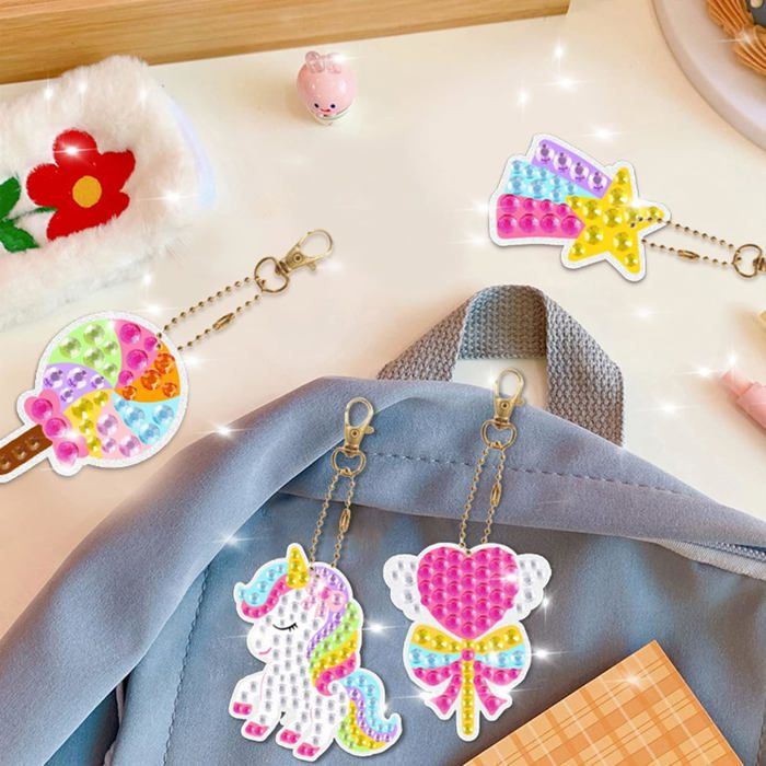 Klever Kits Kit de peinture diamant pour enfants de 4, 5, 6, 7, 8, 9, 10, 11, 12 - Cadeau d'anniversaire pour filles Klever Kits Kit de peinture diamant pour enfants de 4, 5, 6, 7, 8, 9, 10, 11, 12 - Cadeau d'anniversaire pour filles