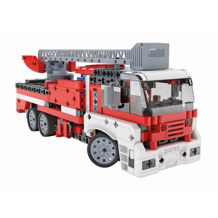 Camion De Pompiers Clementoni 18 Mois+ – Jouet Sensoriel Bois Et Plastique – Activités Mécaniques, Sons Et Lumières – Idée Cadeau Montessori