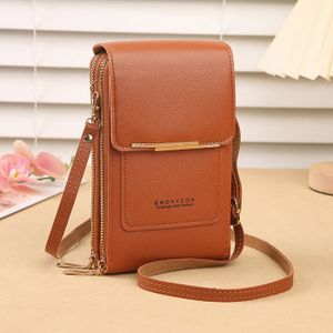 Sacoche Bandoulière Téléphone Portable Pour Femme - Nylon Imperméable - Avec Porte-cartes - Réglable
