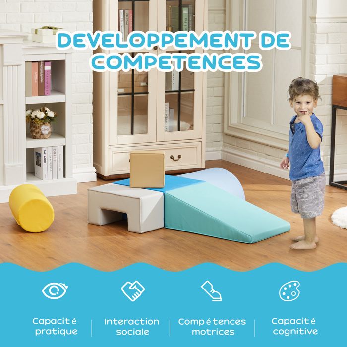 Bloc De Mousse Géant - Blocs De Construction Pour La Créativité Des Enfants