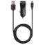 Delleu Mini Chargeur de Voiture Double Port USB Adaptateur de Voiture Chargeur Rapide Adaptateur de Charge Rapide 2 Ports