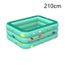 Piscine Gonflable En Pvc Rectangulaire 3 Couches 210 135 55cm Vert Achat Vente Piscine Piscine Gonflable En Pvc Cdiscount