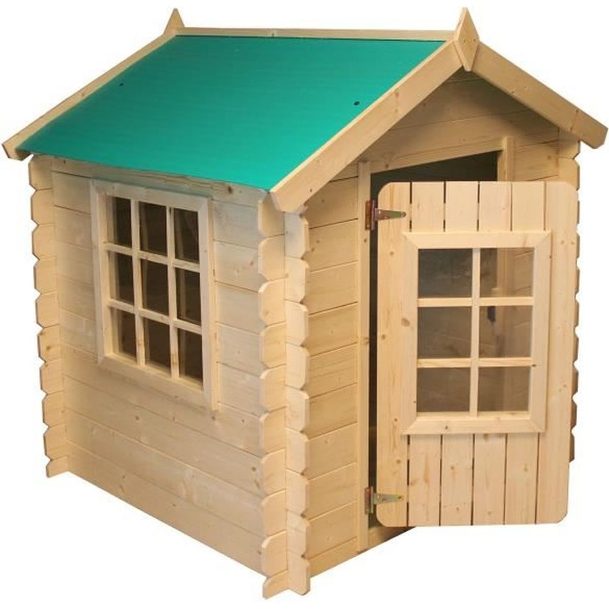 maisonnette pour enfants en bois gretel 1 10m2 105x105x121cm maison d enfants jardin cabane cdiscount jeux jouets