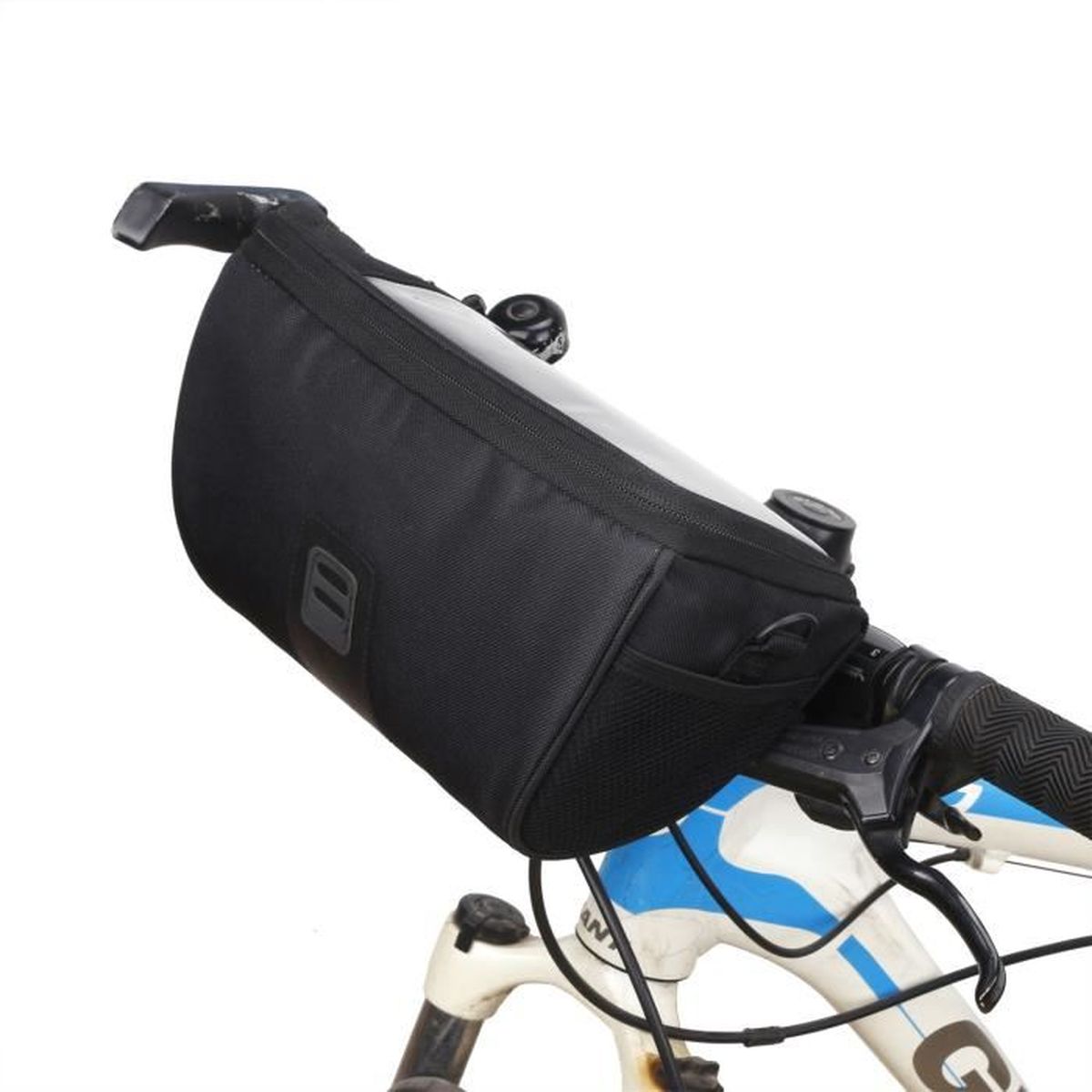 Sac Sacoche Velo Guidon Vtt Etanche Porte Bagages Telephone Smartphone Porte Bagages Multifontions Pour Cyclisme Noir Prix Pas Cher Cdiscount