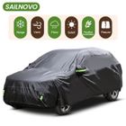 ELOKLEM Bâche Voiture SUV 480x180x150cm Housse de véhicule universelle Exterieur 210T Étanche Anti-Neige/Vent/Poussière/Rayures/U.V.-Noir