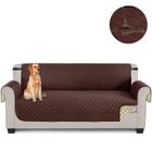 Housse de canapé 3 places imperméable - AZ KING - Brun - Protection pour Animaux domestiques - Bande élastique