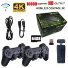 LEMONDA 64g - Console de Jeu Vidéo Rétro HD 4K HDMI avec 10000+ Classiques Jeux Intégrés 2 Contrôleur Sans Fil pour GBA-PS1