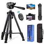 XINXU Trépied pour appareil photo - Télécommande Bluetooth - Détachable - Pour trépied pour appareil photo/téléphone portable (Noir)