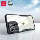 XUNDD Coque pour Apple iPhone 13 pro, Transparent Silicone Antichoc avec SGS Anti-automne Certification - Noir