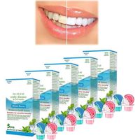 Oralheal Jelly Cup Mouthwash Restoring Teeth and Mouth to Health, Oral Heal Mouthwash, Oralheal Whitening Toothpaste, (5Box/25PCS)