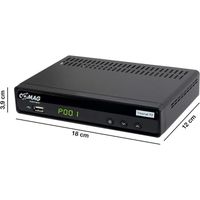 Récepteur DVB-T2 COMAG SL65T2 - Full HD 1080p,HDMI,péritel,Lecteur multimédia,USB 2.0,Compatible 12 V