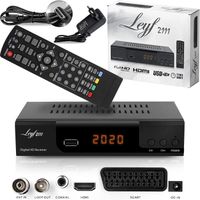Leyf 2111 DVB-T2 & DVB-C COMBO récepteur terrestre TNT HD - Compatible pour chaines TNT en Haute Définition MPEG-4 - HDMI et PERITEL