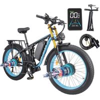 KETELES K800 PRO 2 × 1000W double moteurs vélo électrique 23AH batterie électrique 26 "pouces gros pneu E-Bike