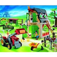 Playmobil - Ferme avec tracteur - Playmobil 4066 - Multicolore - Pour garçons de 4 ans et plus