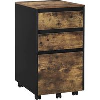 COSTWAY Caisson de Bureau Mobile avec 3 Tiroirs 2 Étagères Réglable à 5 COSTWAY Caisson de Bureau Mobile avec 3 Tiroirs 2 Étagères Réglable à 5