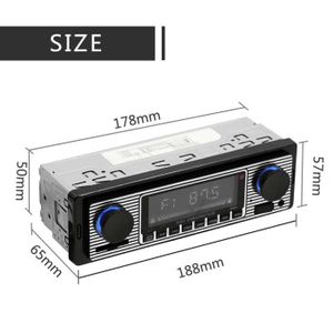 Achat Autoradio Caliber - rétro avec Bluetooth, USB, SD 4x 75Watt - chromé  (RMD120BT) en gros