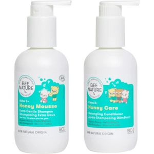 SHAMPOING Shampooings - Shampoing Enfant Miel Bio Extra Doux Honey Mousse 200ml + Après Hydratation Réparation Parfum Douce