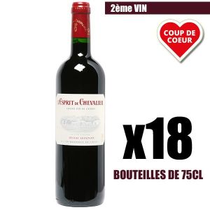 VIN ROUGE X18 L'Esprit de Chevalier 2016 75 cl AOC Pessac-Lé