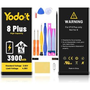 Batterie au Lithium-ION Haute Capacité 2950mAh avec Tous Les Outils de Réparation LL TRADER Batterie pour iPhone 8 Batterie au Lithium-ION Haute Capacité 2950mAh avec Tous Les Outils de Réparation LL TRADER Batterie pour iPhone 8