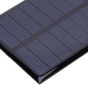 KIT PHOTOVOLTAIQUE HURRISE Cellule photovoltaïque Mini panneau solaire, panneau solaire coupe-vent, pratique facile à bricolage adaptateur