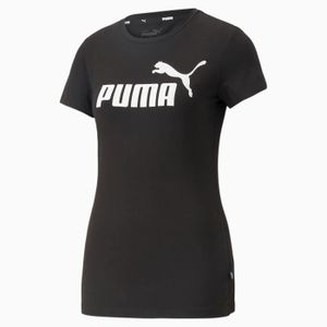 T-SHIRT Puma Essentials Slim Noir Femme